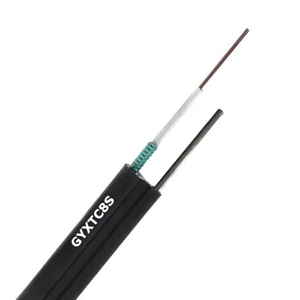 Cabo de fibra a&eacute;rea GYFTC8S Figura-8 com fita de a&ccedil;o