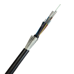 Cabo de fibra &oacute;ptica a&eacute;rea anti-roedor de fio de vidro ADSS 2-288Core