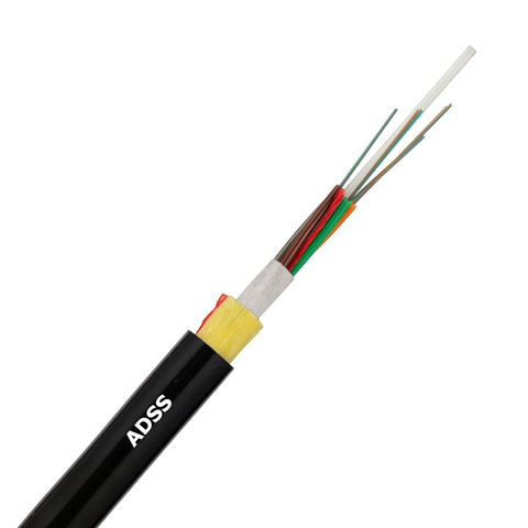 ADSS Jaqueta simples/dupla totalmente diel&eacute;trica autoportante cabo de fibra &oacute;tica a&eacute;rea SPAN 120M 2-288FO