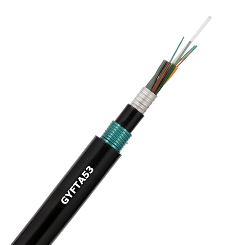 GYFTA53 Cavo in fibra ottica interrato diretto con doppia armatura e doppia giacca