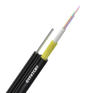 C&acirc;ble &agrave; fibre a&eacute;rienne GYFXTC8Y Mini FIG 8 avec fil aramide