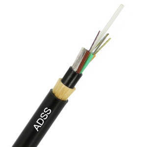 Cavo in fibra ottica autoportante completamente dielettrico (ADSS) a doppia guaina personalizzata a lunga portata 2-288 Core