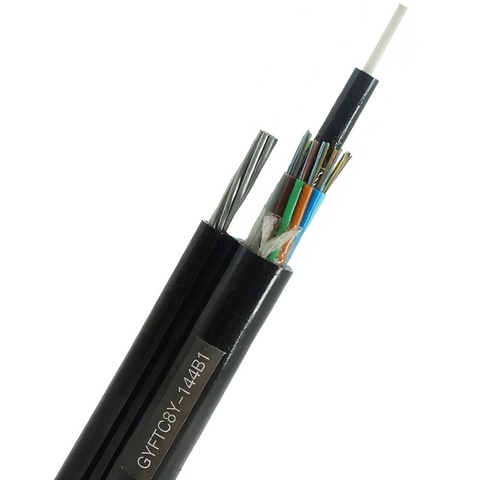 C&acirc;ble &agrave; fibre optique a&eacute;rien autoportant non blind&eacute; Figure 8 GYFTC8Y