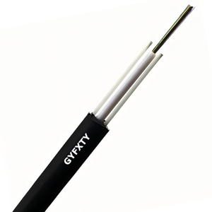 GYFXTY Nichtmetallisches FRP*2 Nicht gepanzertes Uni-Rohr-Luftfaserkabel 4F, 6F, 12F, SPAN80